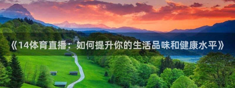 51视频在线直播nba：《14体育直播：如何提升你的生活品味和健康水平》